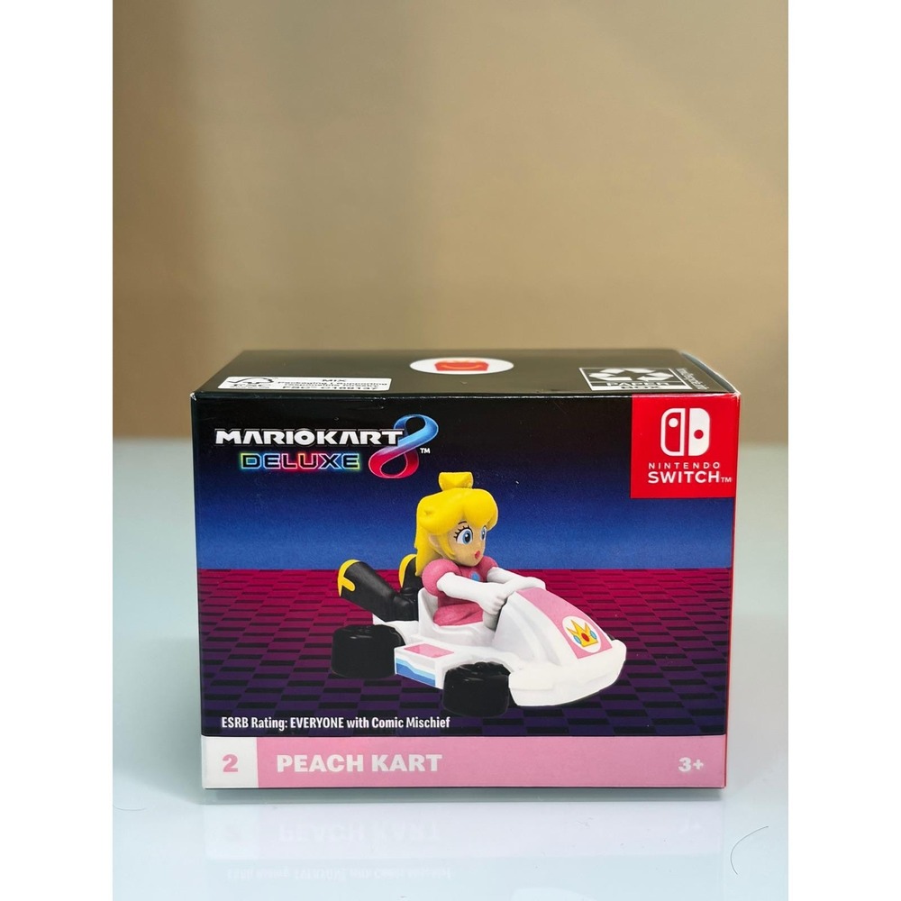 Mario Kart 8 Deluxe McDonalds Happy Meal Toy #2 - Peach Kart